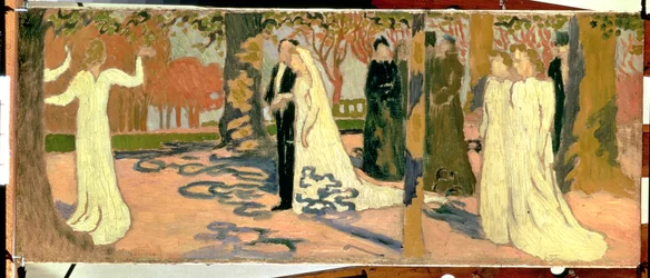 結婚式の行列、1892-93年